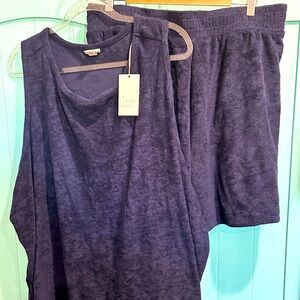 NWT A New Day pj pajama terry set women’s plus sz 4x
